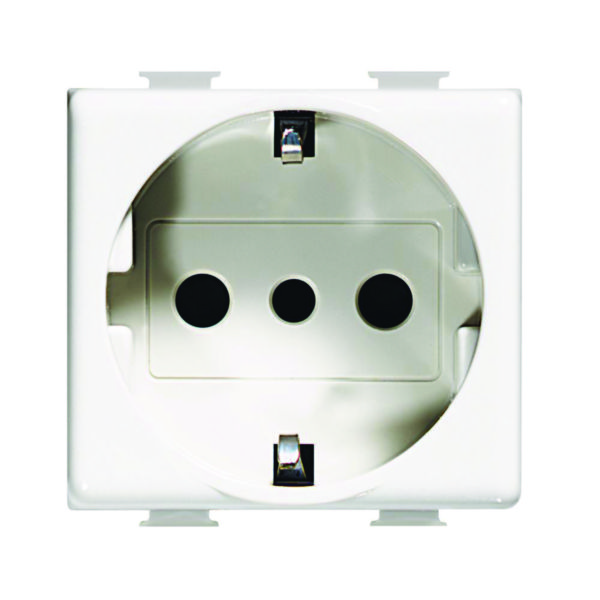 Socket german standard 2P+T 16A 250Vac