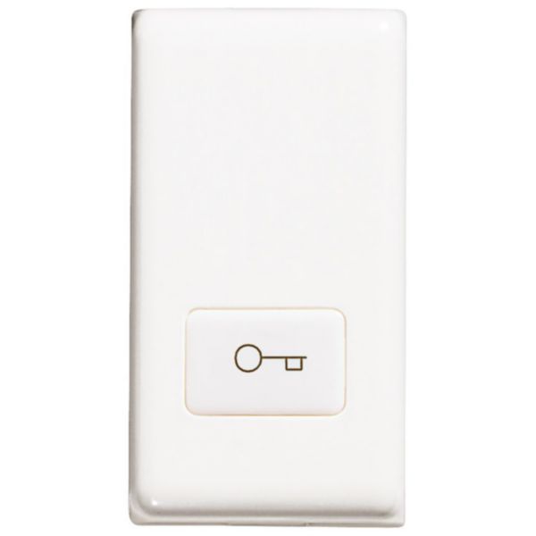 Key cover with symbol key with Light - antibacterial - white