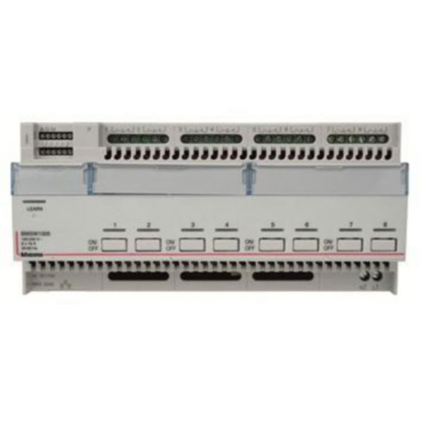 Actuator SCS ON/OFF, “Zero Crossing” technology, 8 output with maximum load 16 A at 230Vac.