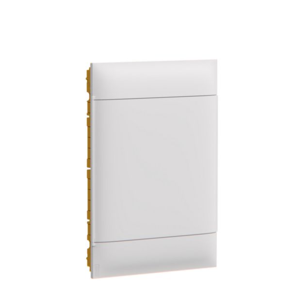 LINEA HABITA flush-mounting switchboard white door colour, 3x18 modules