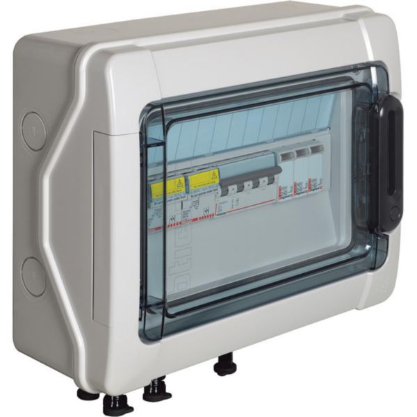 Pre-wired string box for photovoltaic system