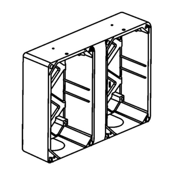 Horizontal multifunction box for IDROBOARD 12 modules