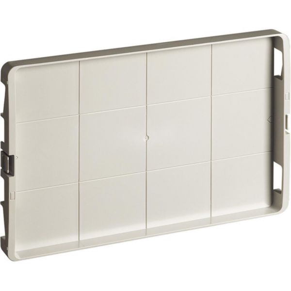 Fastening full panel for 12 modules IDROBOARD switchboards