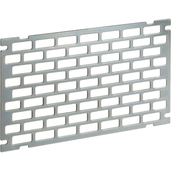 Fastening drilled panel for 12 modules IDROBOARD switchboards