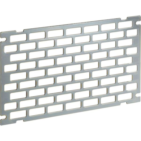 Fastening drilled panel for 12 modules IDROBOARD switchboards