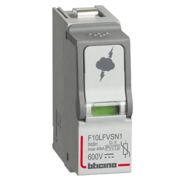 Replaceable cartridge for SPD for photovoltaic applications at 600Vdc
