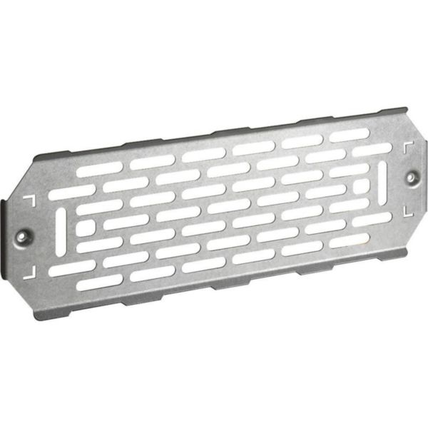 Perforated plate for units of 18 modules per row