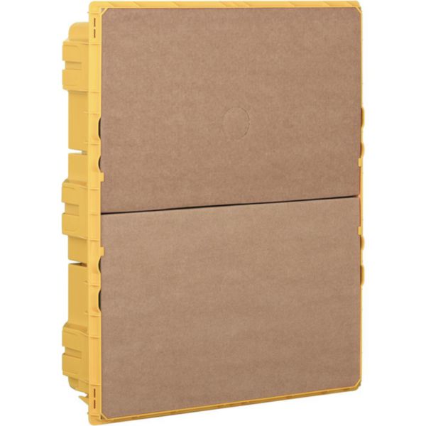 Flush-mounting box (yellow) 2x12 modules for LINEA SPACE and E215 series switchboards