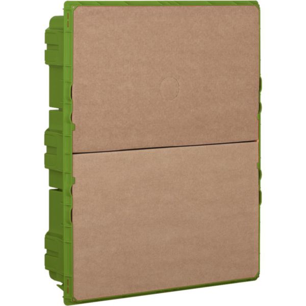 Flush-mounting box for plasterboards 2x12 modules for LINEA SPACE and E215 series
