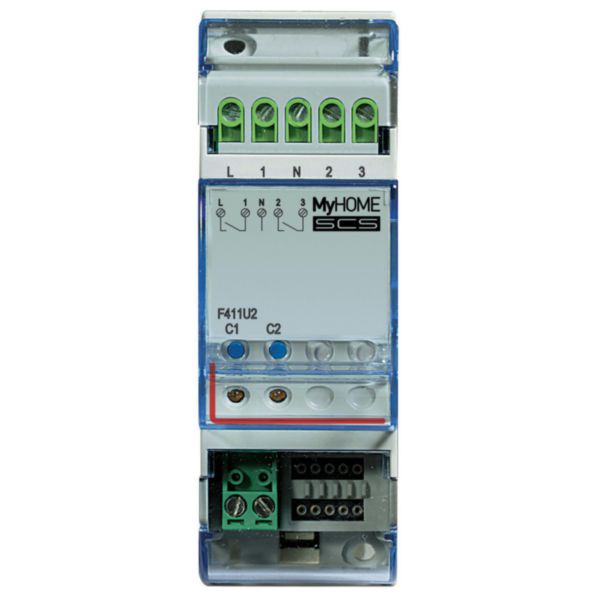 Actuator 2-channels management for lamps