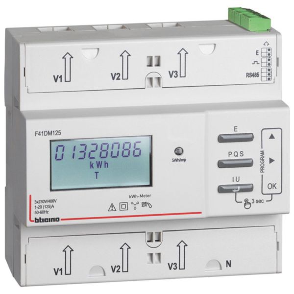 Three-phase meter for direct connection - ouput RS485