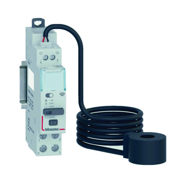 Smart device for controlling devices with absorption up to 80A
