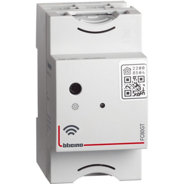 Smart DIN gateway for remote control via smartphone with the HOME + CONTROL App
