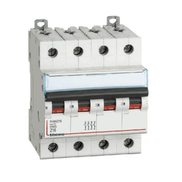 BTDIN100 - 4P Mcb curve Z - In= 16A - Icn= 10kA - Vn= 400Vac