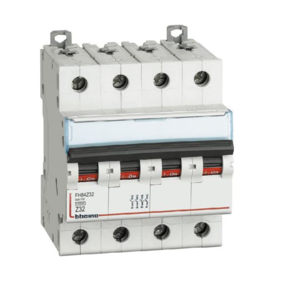 BTDIN100 - 4P Mcb curve Z - In= 32A - Icn= 10kA - Vn= 400Vac