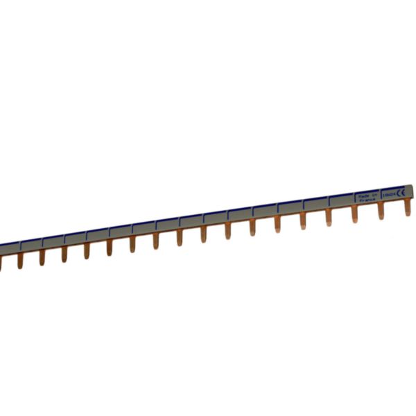 Cabling comb for 2P earth leakage circuit breakers ID4H type - 57 pin - upside cabling