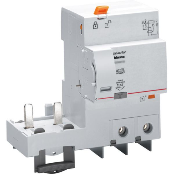 Earth leakage module 2P - type F - In= 125A - Idn= 30mA - Vn= 230/400Vac