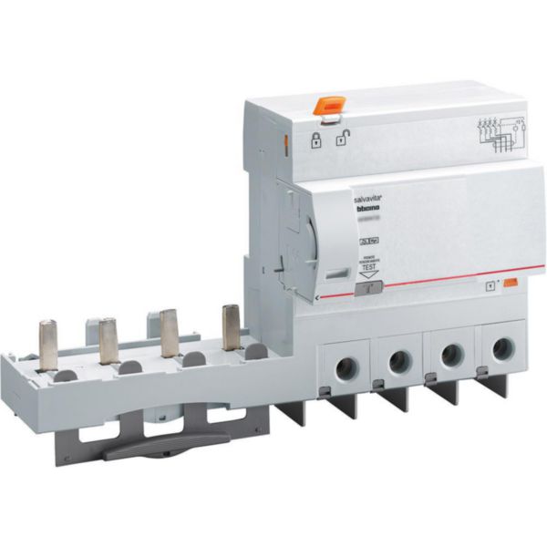 Earth leakage module 4P - type F - In= 125A - Idn= 30mA - Vn= 400Vac