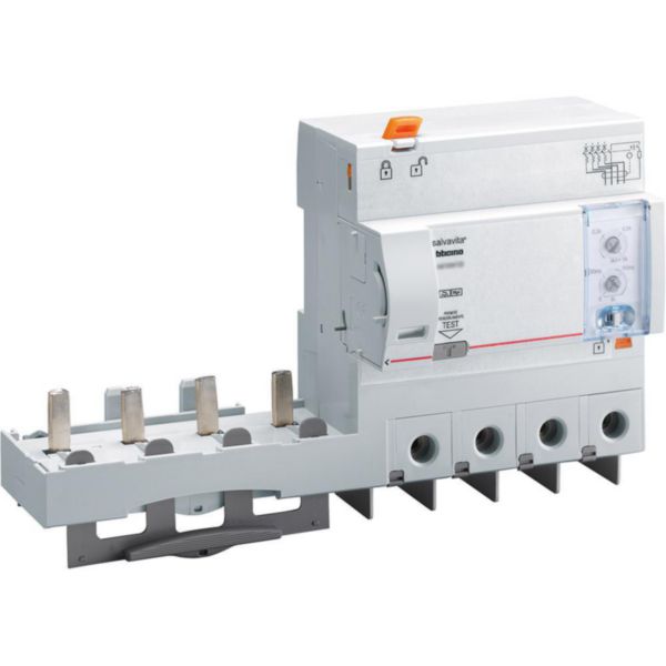 Earth leakage module 4P - type F - In= 63A - Vn= 400Vac - time and current setting