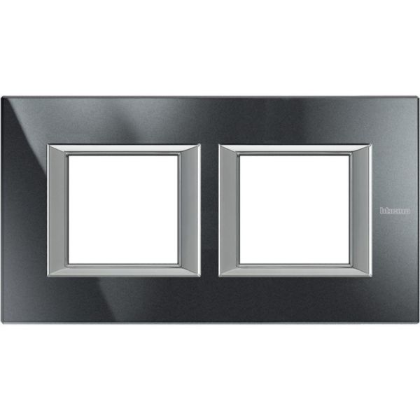 Rectangular cover plate 2x2P 71mm
