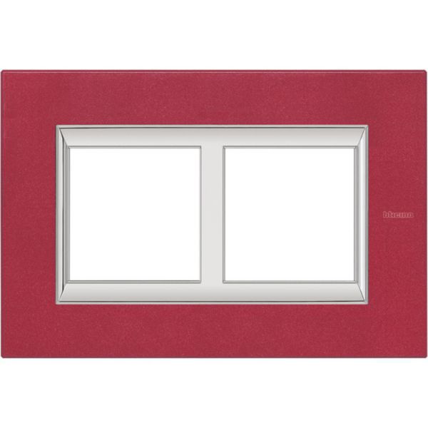 Rectangular cover plate 2x2P 57mm