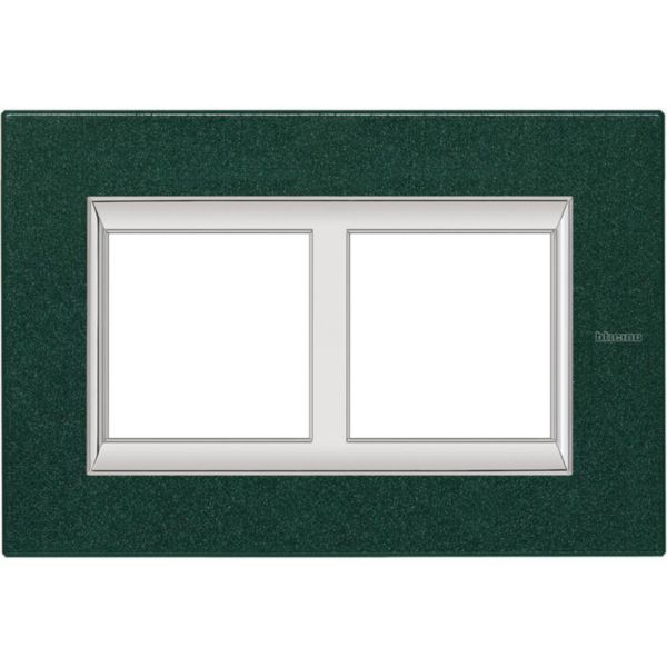 Rectangular cover plate 2x2P 57mm