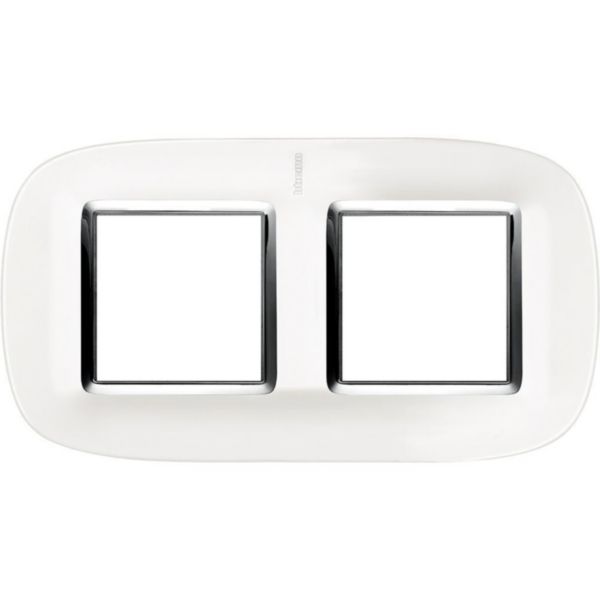 Elliptical cover plate 2x2P 71mm