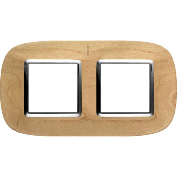 Elliptical cover plate 2x2P 71mm