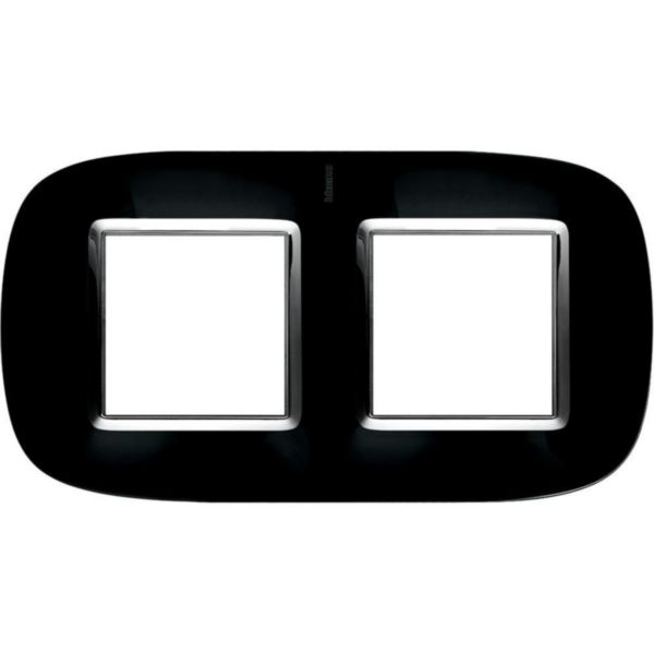 Elliptical cover plate 2x2P 71mm