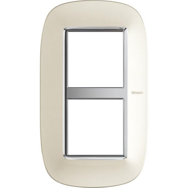 Elliptical cover plate 2x2P 71mm