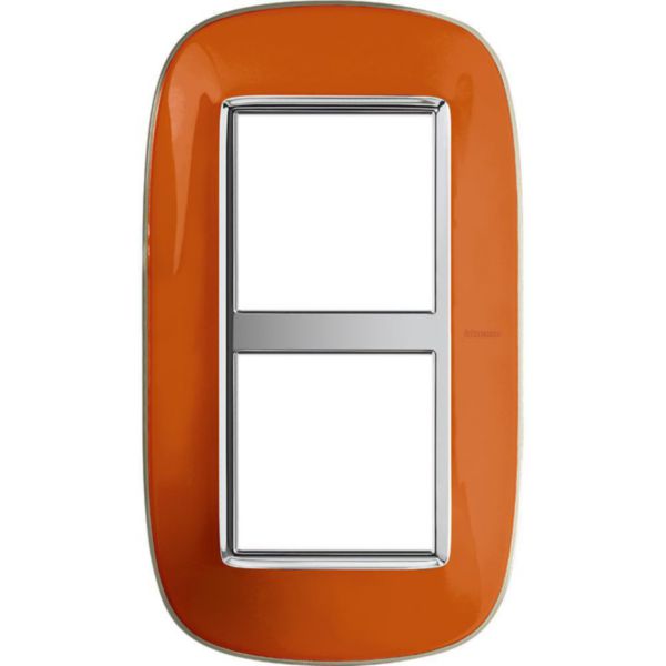 Elliptical cover plate 2x2P 71mm