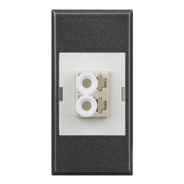 Connector for cable in opical fiber type LC