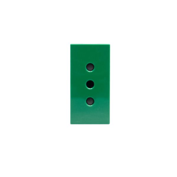 Italian standard P11 socket outlets. 2P+E 10 A 250 Va.c.
