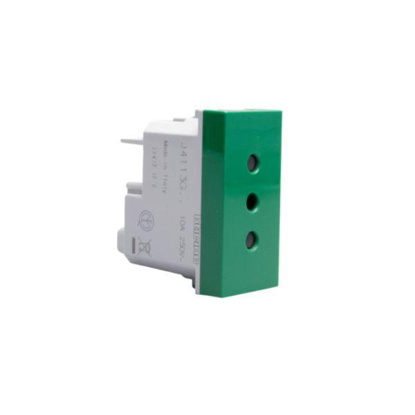 Italian standard P11 socket outlets. 2P+E 10 A 250 Va.c.