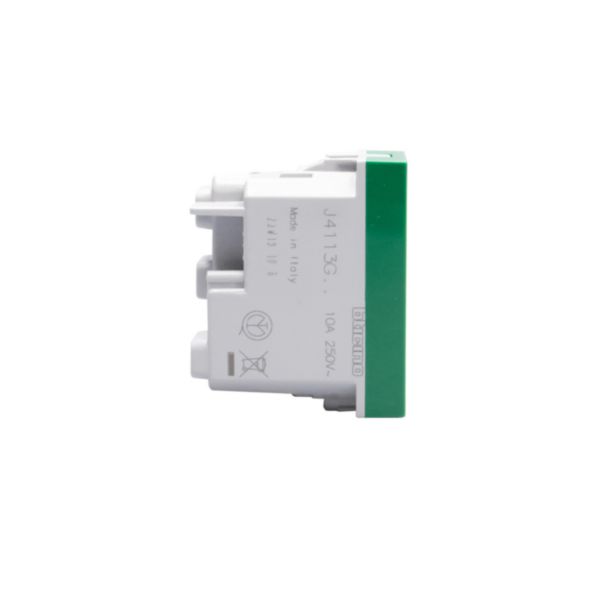 Italian standard P11 socket outlets. 2P+E 10 A 250 Va.c.