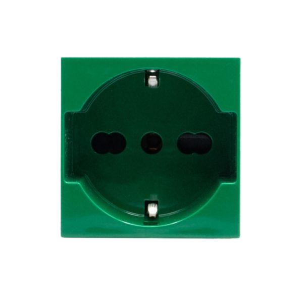 Italian standard P40 socket outlets. 2P+E 10 A and 16 A 250 Va.c.