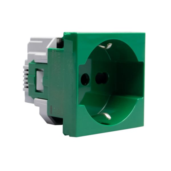 Italian standard P40 socket outlets. 2P+E 10 A and 16 A 250 Va.c.