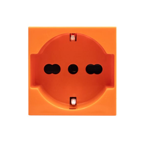 Italian standard P40 socket outlets. 2P+E 10 A and 16 A 250 Va.c. 