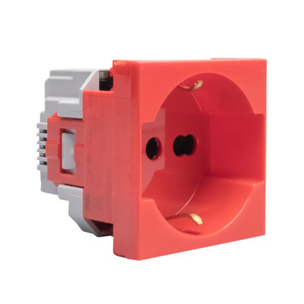 Italian standard P40 socket outlets. 2P+E 10 A and 16 A 250 Va.c. 