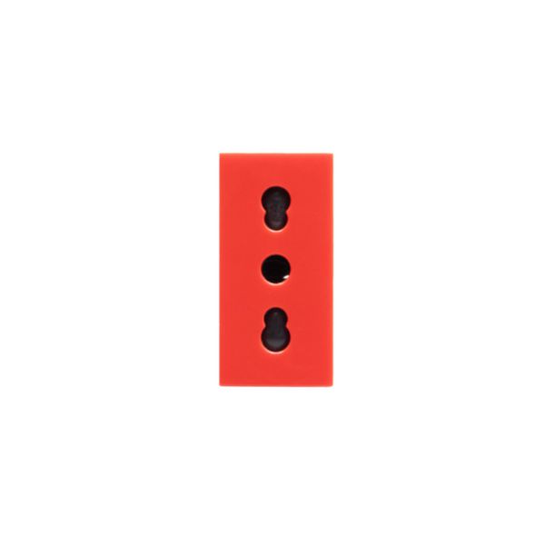 Italian standard P17/11 socket outlets. 2 P+E 16 A 250 Va.c.