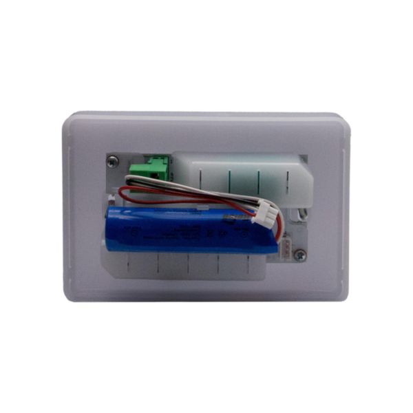 Emergency LED light with automatic activation in case of power cut. LED voltage presence signaling. 