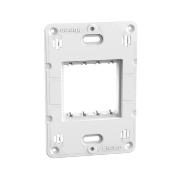 Vertical centered 2 modules supporting frame - fixing with screws