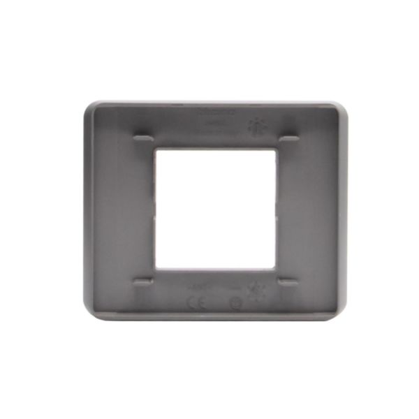 Cover plate - 2 modules