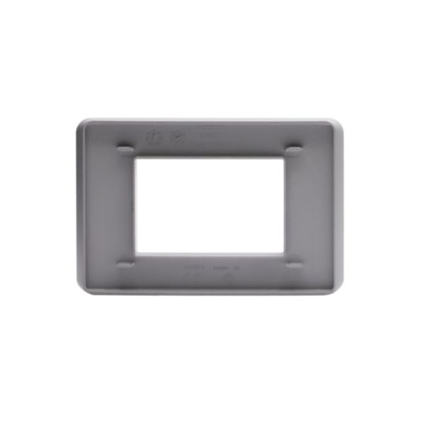 Cover plate - 3 modules