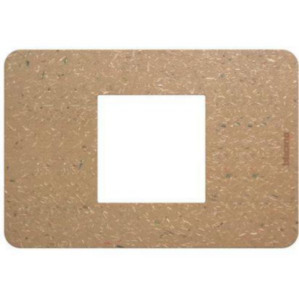 Cover plate - 2 centered modules 