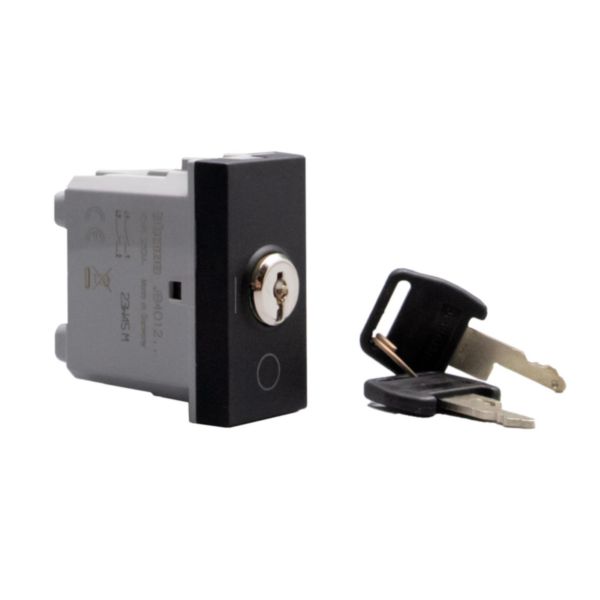 1-way switch 2P 16 AX - 250 Va.c. with key 