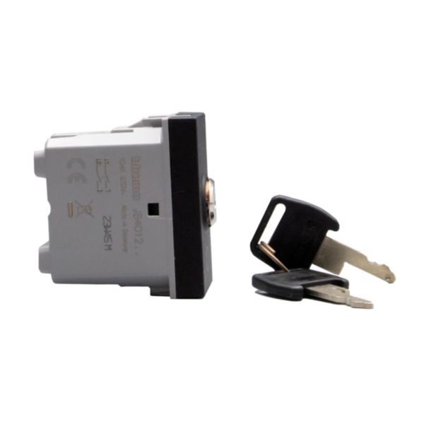 1-way switch 2P 16 AX - 250 Va.c. with key 