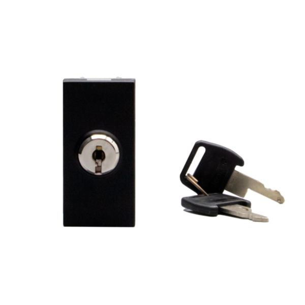 2-way switch 10 AX - 250 Va.c. with key 