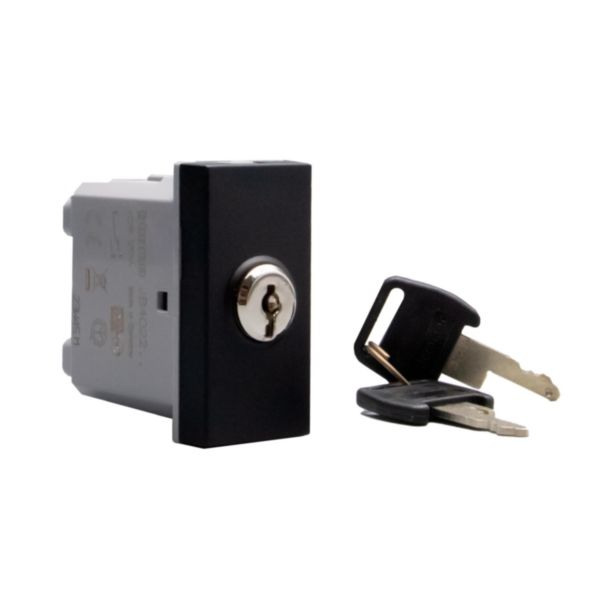 2-way switch 10 AX - 250 Va.c. with key 