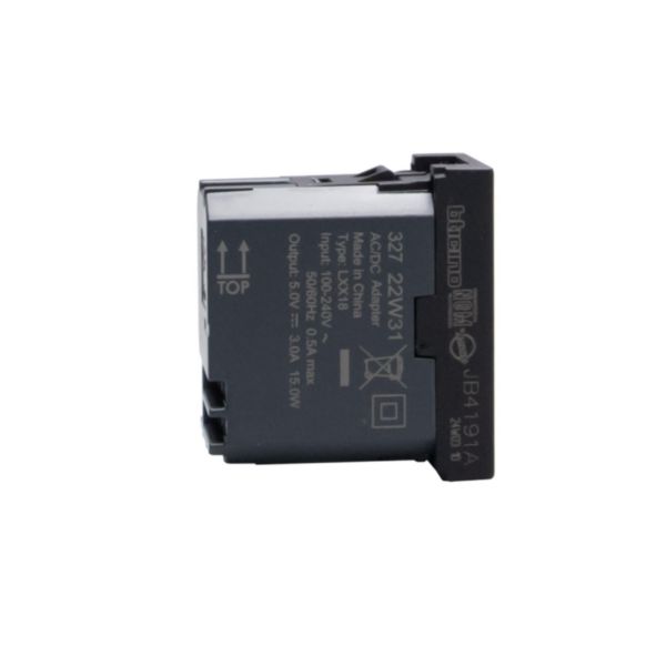 Single USB charger - 1 x Type-A - 5 V= - 3 A - 15 W 